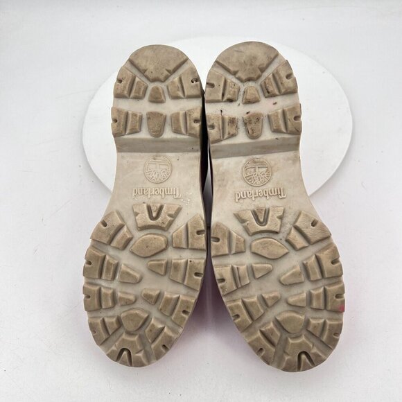 Timberland 22367 Nelli Women Size 7.5M Pink Nubuck Waterproof 4 Eye Chukka Boot - Picture 8 of 12